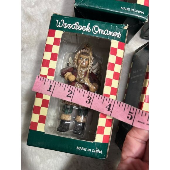 Woodlook Penguin, Santa, Angel ornament lot - Picture 7 of 8